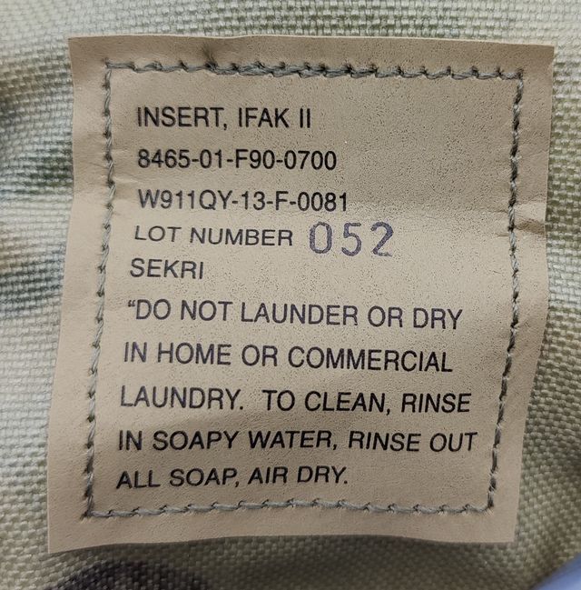 Pouch IFAK II con Med Kit Original Militar USA