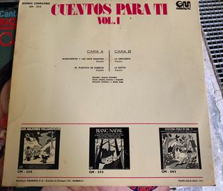 Vinilo Enrique y Ana y otro infantil de cuentos