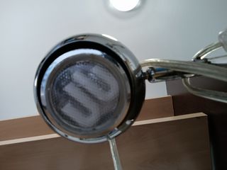 Lampara foco moderna inox