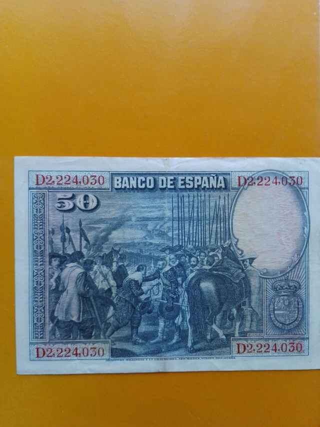 Banconota 50 ptas 1928