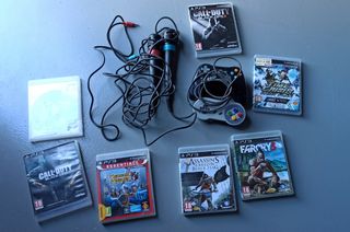 MANDO XBOX, MICRÓFONOS SING STAR, JUEGOS PS3,