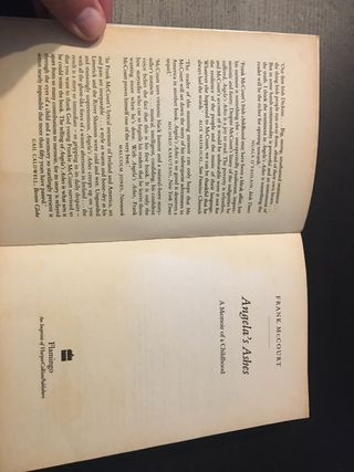 ANGELA´S ASHES - Frank McCourt (LIBRO EN INGLÉS)