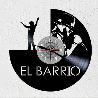 Reloj de Disco de Vinilo Cantante El Barrio