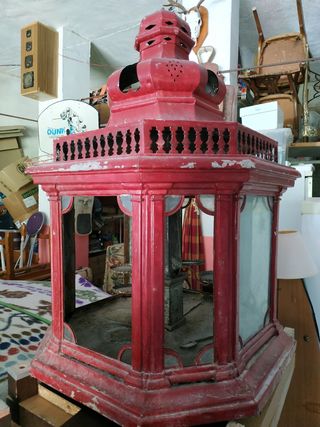 farolillo, farola para velas