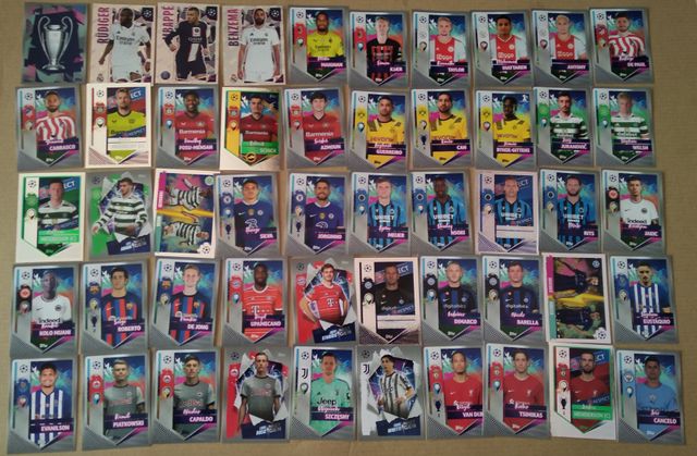 cromos liga polonia y champions 22-23 topps