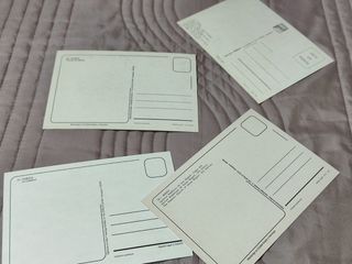 HUESCA. Lote 4 postales antiguas, nuevas.