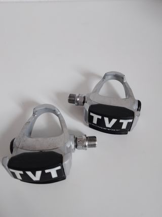 Pedales TVT carbono con calas