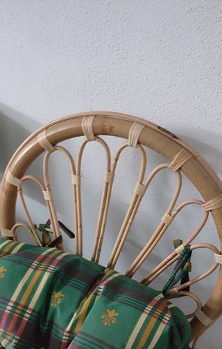Silla de mimbre