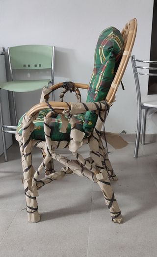 Silla de mimbre