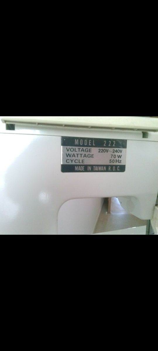 maquina de coser transportable