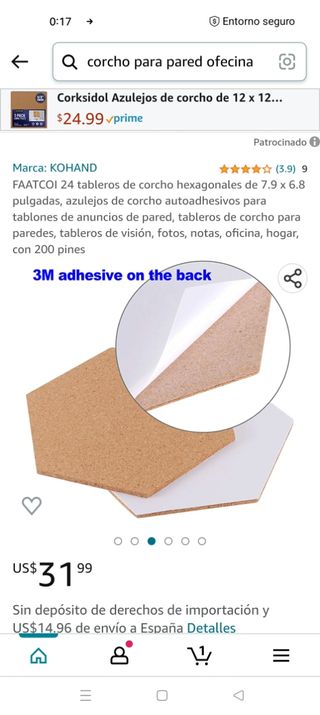 Paquete de 24 azulejos de cerámica para manualidad