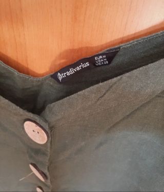 Top Tirante Fino Verde Militar Talla M