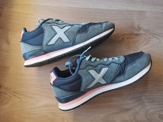 Zapatillas Munich 37 Azul y Rosa