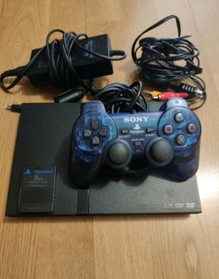 consola PS2 Slim + extras