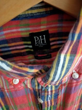 Camisa Pedro del Hierro 100% lino Talla S (2)