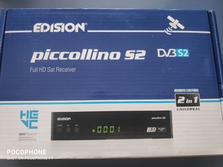 Decodificador satelite EDISON PICCOLLINO S2