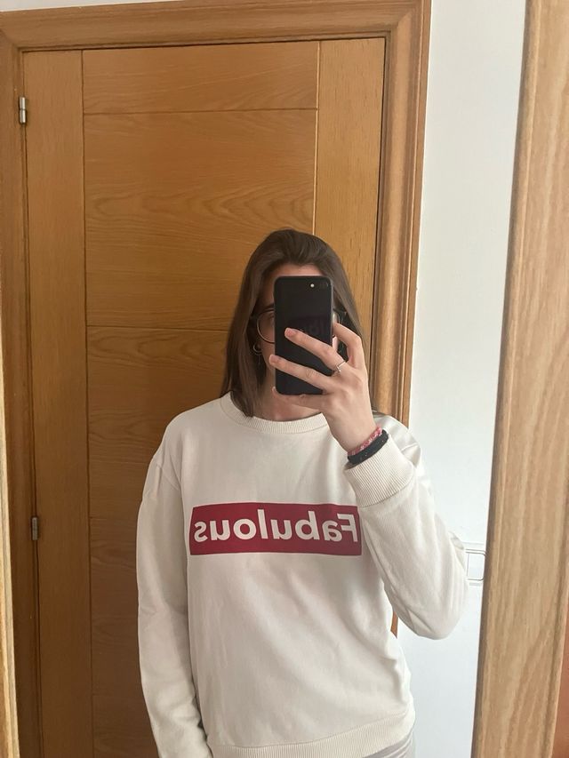 Sudadera blanca