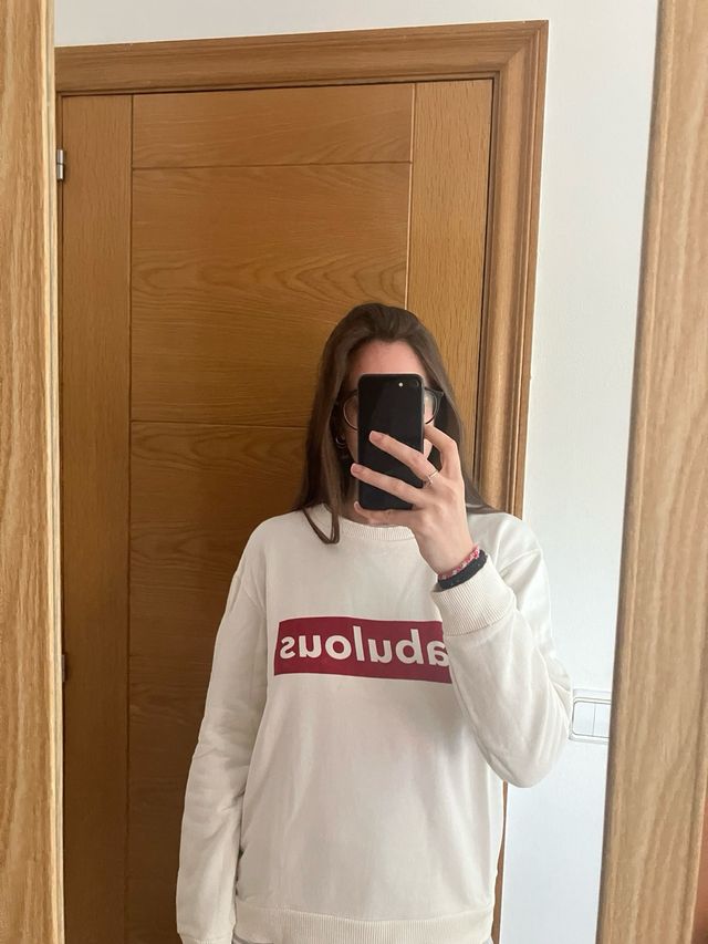 Sudadera blanca