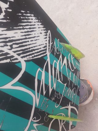 Kite 9 metros , con barra y tabla.