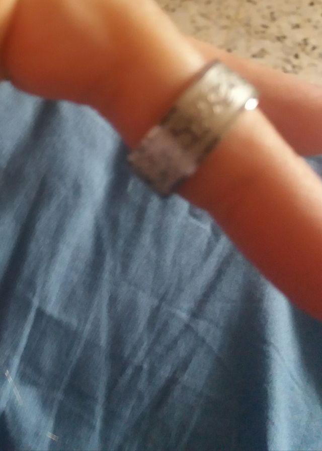 anillo plata