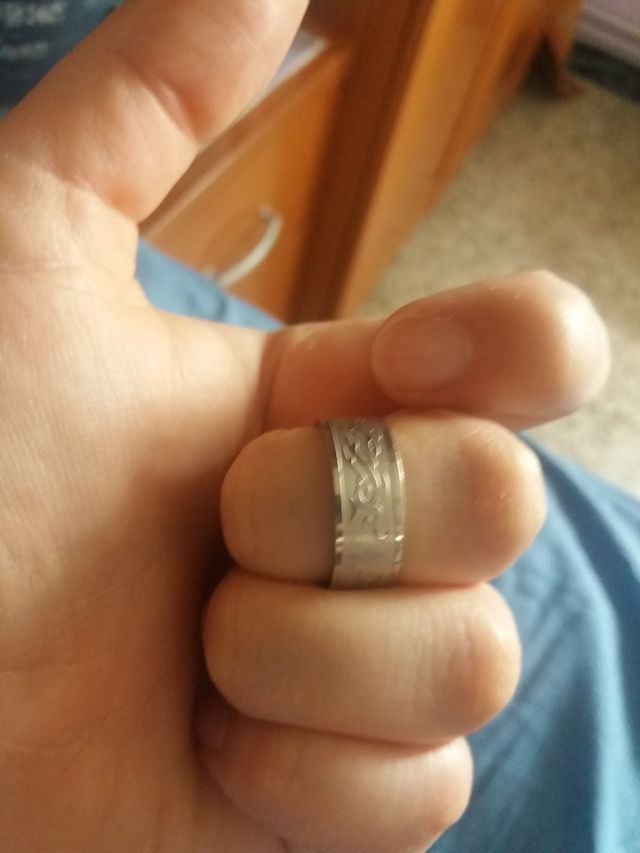 anillo plata