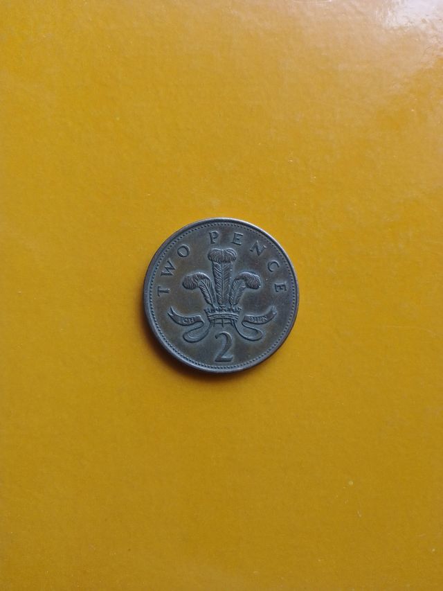 monete inglese da 2 pence Elizabeth II
