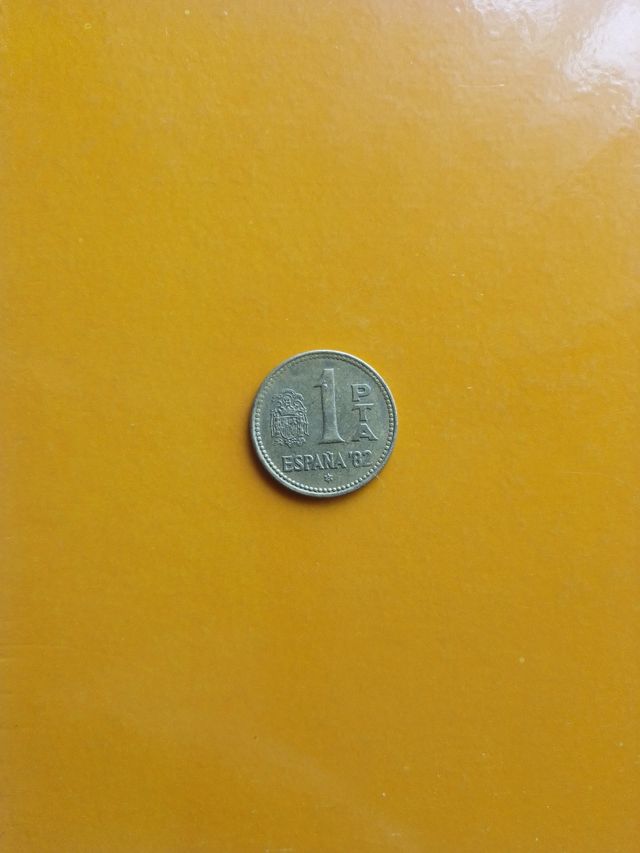 monete 1 Pta de España 82