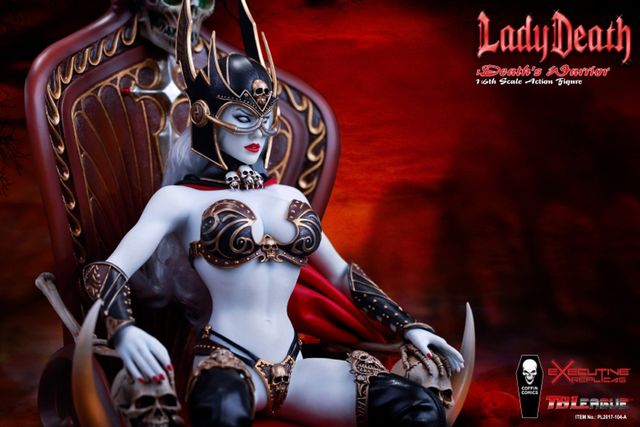 Phicen Tbleague Lady Death + trono