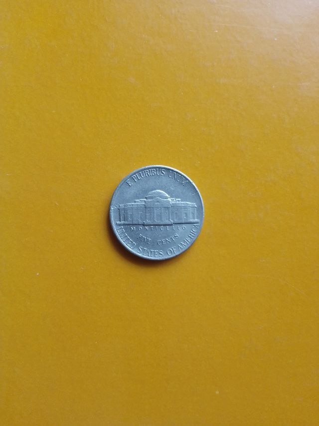 5 centesimi monete Stati Uniti 1992