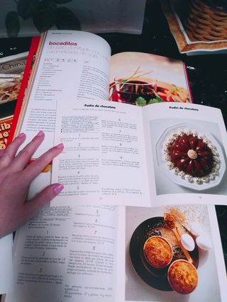 Lote ocho libros de cocina de diversos estilos