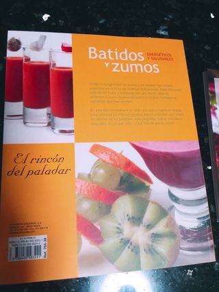 Lote ocho libros de cocina de diversos estilos
