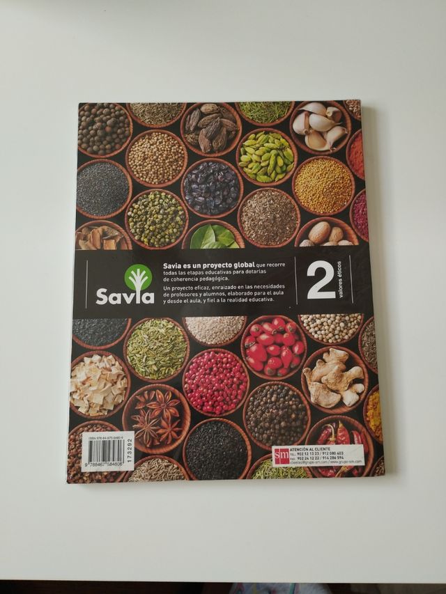 Libro valores éticos  2° ESO editorial SM