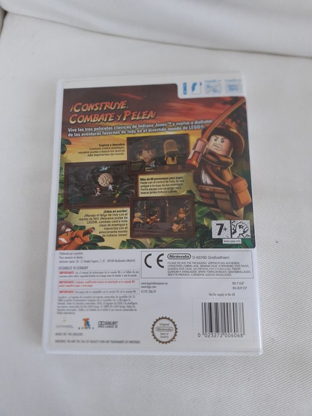 Juego Wii Lego indiana Jones la trilogía