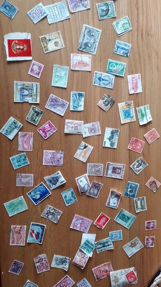 coleccion extensa de sellos