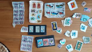 coleccion extensa de sellos