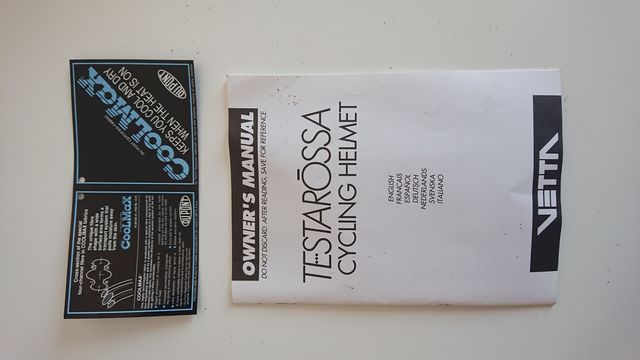 Casco VETTA Testarossa, Vintage años 90, talla M/L