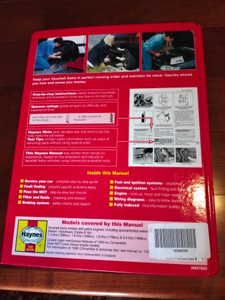Haynes - Opel Astra repair manual