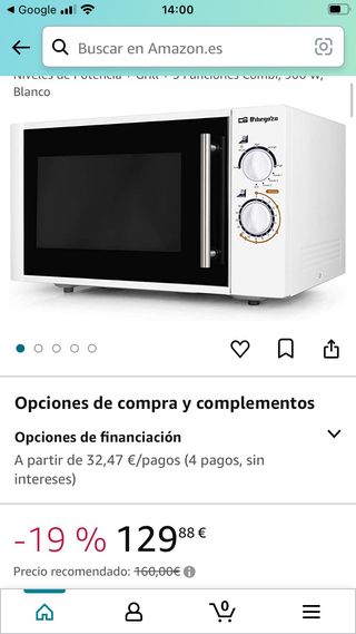 Microondas Orbegozo 