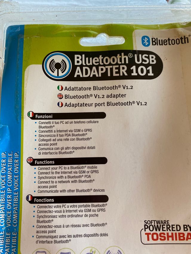 Bluetooth USB Adapter 101 TOSHIBA