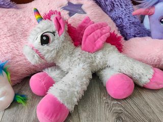 Unicornio y ponis peluche y luz