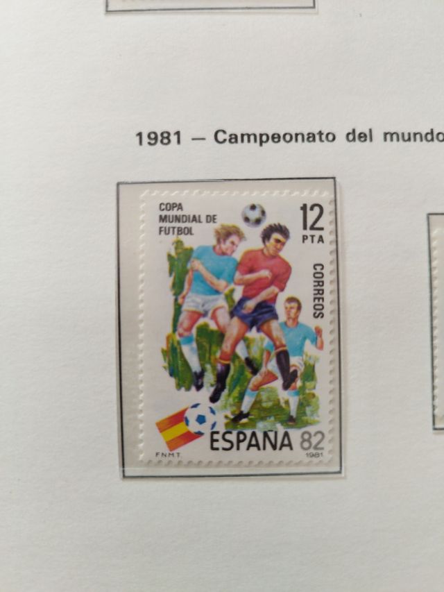 Sellos campeonato mundial de futbol y varios