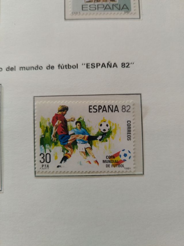 Sellos campeonato mundial de futbol y varios