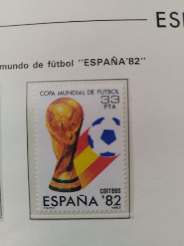 Sellos campeonato mundial de futbol y varios