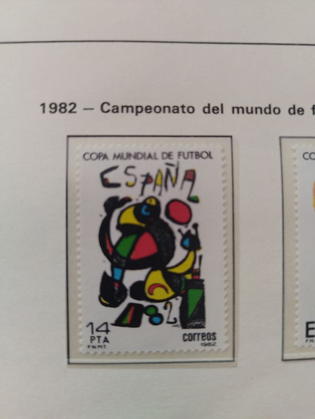 Sellos campeonato mundial de futbol y varios