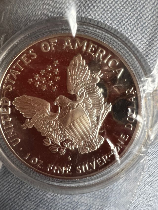 Un dólar PROOF plata 1 Oz 1992 dollar liberty S