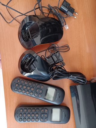 2 telefonos alcatelbc250 duo