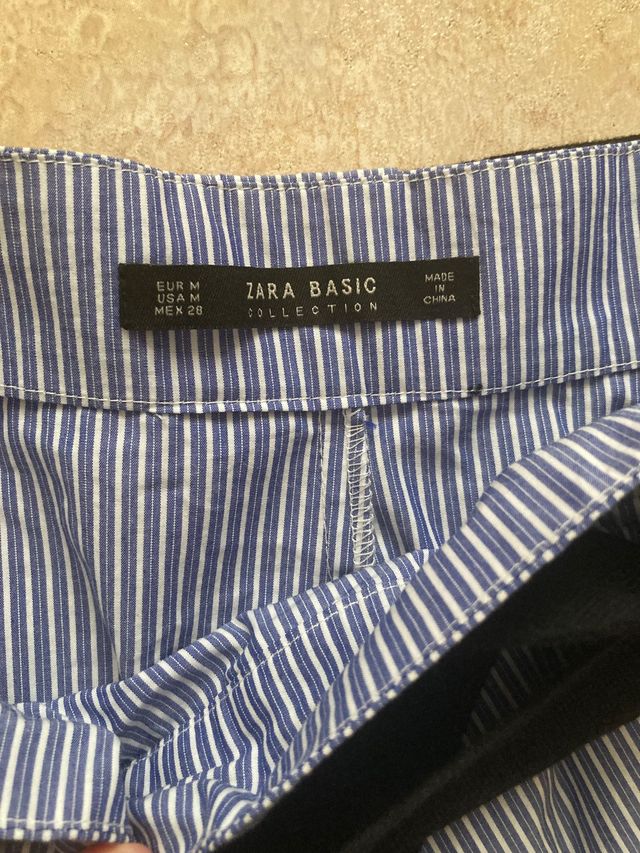 Falda Zara rayas talla 38
