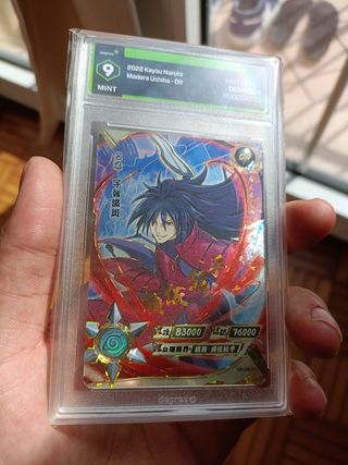 Naruto kayou tcg Madara uchiha OR-011 (Graded 9)