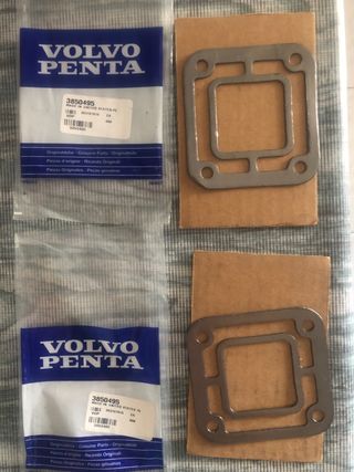 VOLVO PENTA 2 JUNTAS COLECTOR DE ESCAPE.