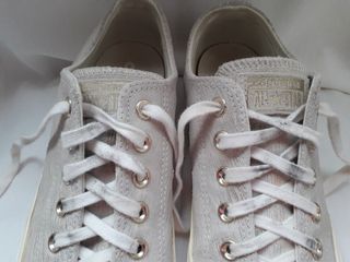 Converse beige y dorado Talla 39,5 